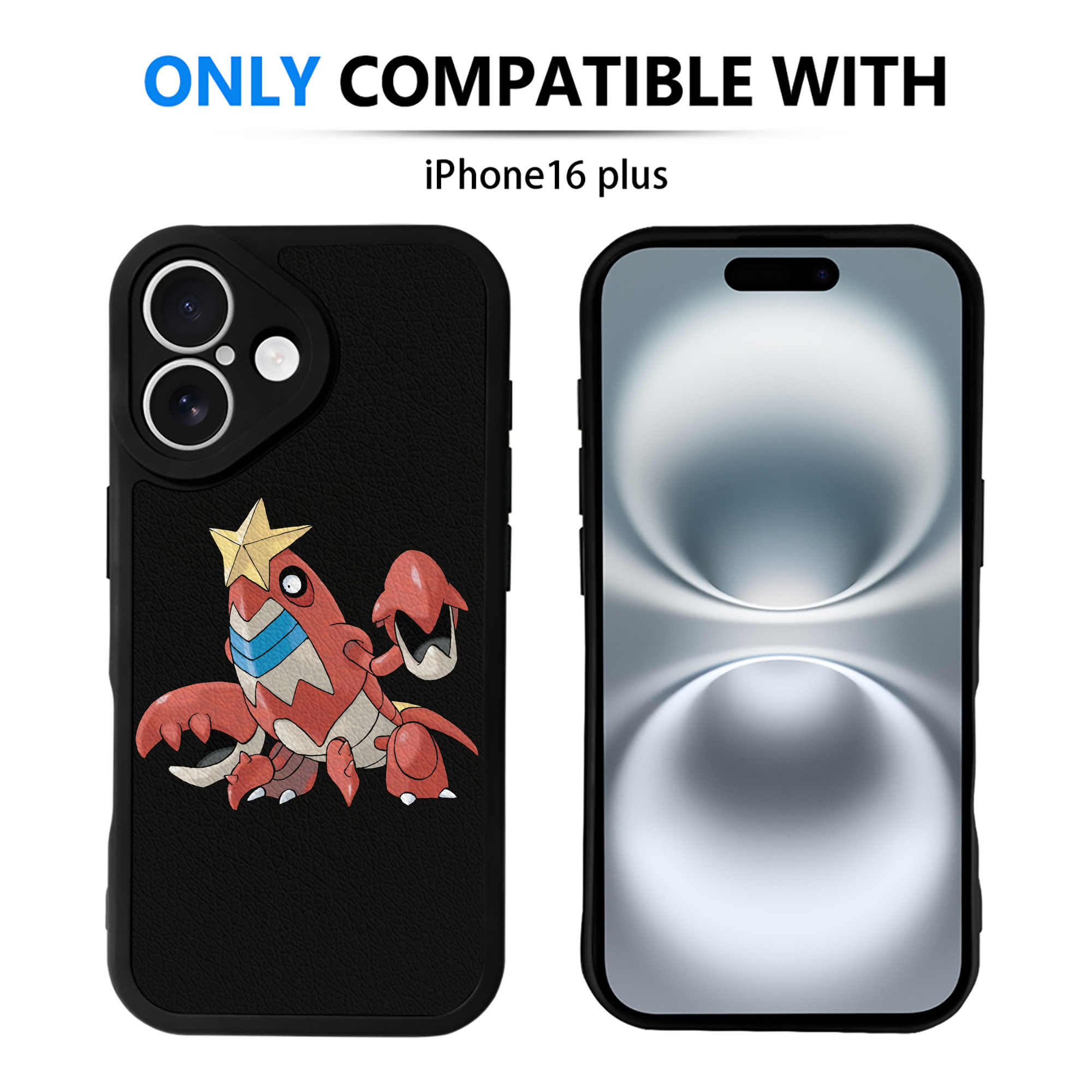（画像用） ポケットモンスター Pokémon 【iPhone 16シリーズ対応】シリコンスマホケース（レザー調） 材質：シリコン